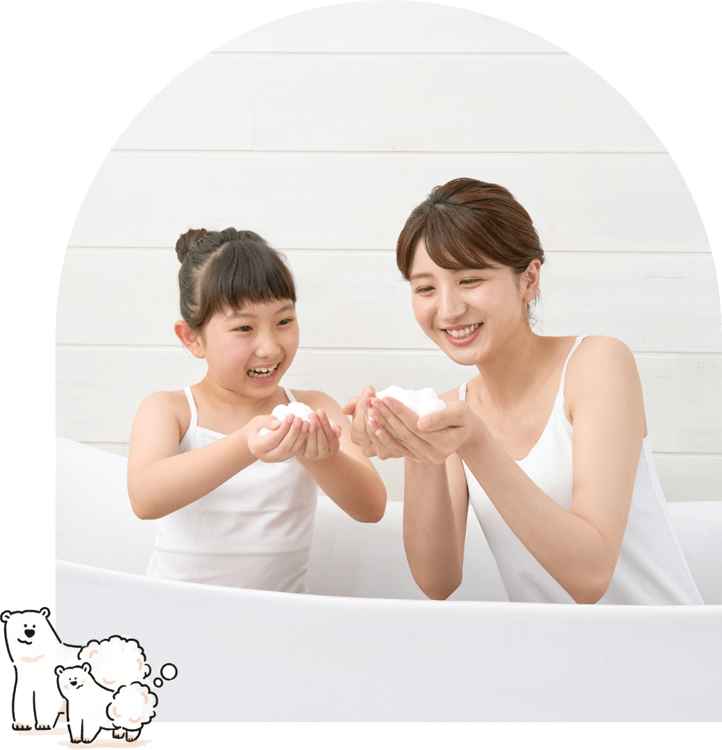 「今日、ピュッテしよう。」 おやこで育む、大切なとき(時間)。 おやこの大切なお風呂時間が、居心地のいい時間になりますように。putte(ピュッテ)は自分を大切にするママと、 これからの自分を大切にする女の子のためのデリケートケア商品です。